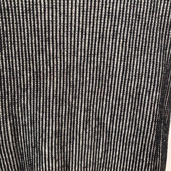 Madewell Striped Gray Top - Small with a tie in the back - Picture 3 of 6